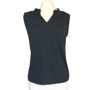 Sojourn Black Collared Tank